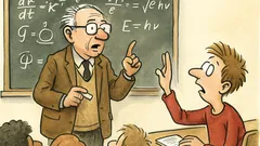 Witz: Ein Physikprofessor erklärt seiner Klasse Physik