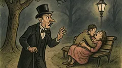 Witz: Graf Bobby hört Stöhnen im Park