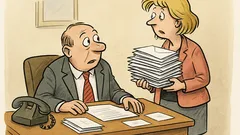 Witz: Sekretärin zum Chef: „Binnenpost?“