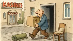 Witz: Der Nachbar startet dank Kasino neu
