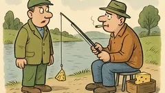 Witz: Warum angelst du mit Käse?