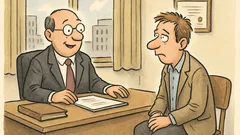 Witz: Bewerbungsgespräch – „Erzählen Sie mehr über sich“