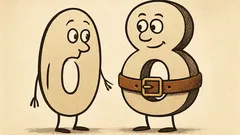 Witz: Was sagte die Null zur Acht?