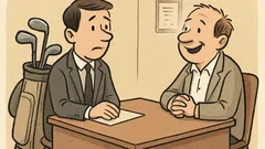 Witz: Ein Anwalt schämt sich fürs Golf