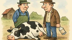 Witz: Die Kuh in Ostfriesland ist krank…