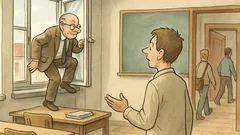 Witz: Student bittet im Examen ums Fenster