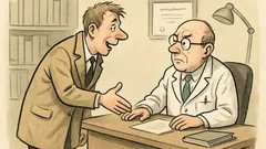 Witz: „Ich komme, um Ihnen zu danken…“