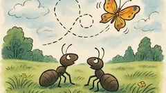 Witz: Zwei Ameisen sitzen auf der Wiese…