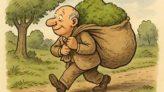 Witz: Fragt der Banker: „Schon Moos?“