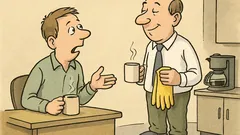 Witz: Gespräch bei der Arbeit…