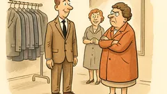 Witz: „Ihr Mann sieht großartig aus!“