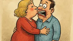 Witz: Er küsst sie und flüstert…