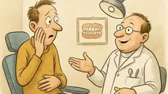 Witz: Patient beim Zahnarzt: „32 Zähne!“