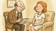 Witz: „Legen Sie sich bitte auf die Couch…“