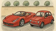 Witz: FIAT: Ferrari in außergewöhnlicher Tarnung