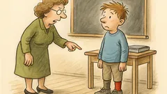 Witz: Du hast aber komische Strümpfe an…