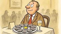 Witz: Ein Optimist bestellt ein Dutzend Austern…