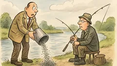 Witz: „Was schütten Sie in den Fluss?“