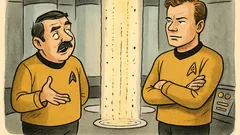 Witz: Scotty: „Captain, was beamen wir hoch?“