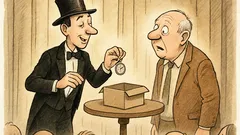 Witz: Zauberkünstler: Hören Sie Ihre Uhr ticken?
