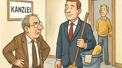 Witz: Azubi: „Kanzlei reinigen lassen?“